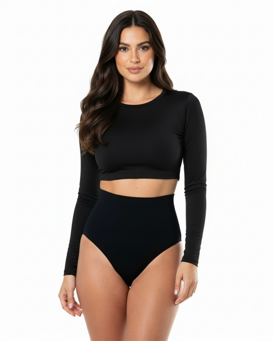 High-Waisted Thong