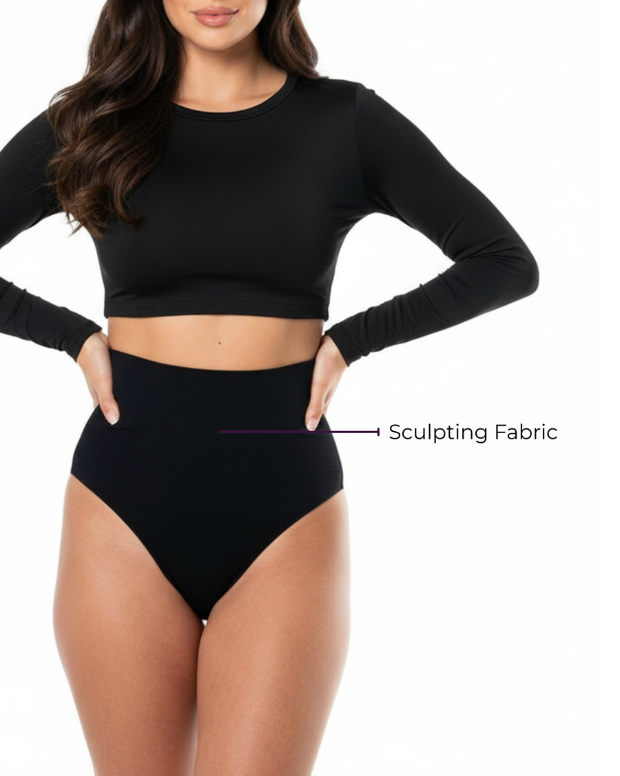 High-Waisted Thong